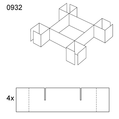 Obrázek Vnitřní prvek obalu 0932