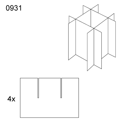 Obrázek Vnitřní prvek obalu 0931