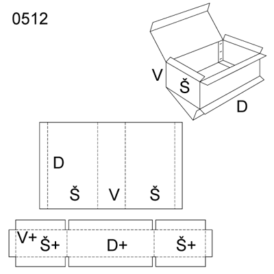 Obrázek Zasouvací obal 0512