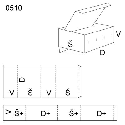 Obrázek Zasouvací obal 0510