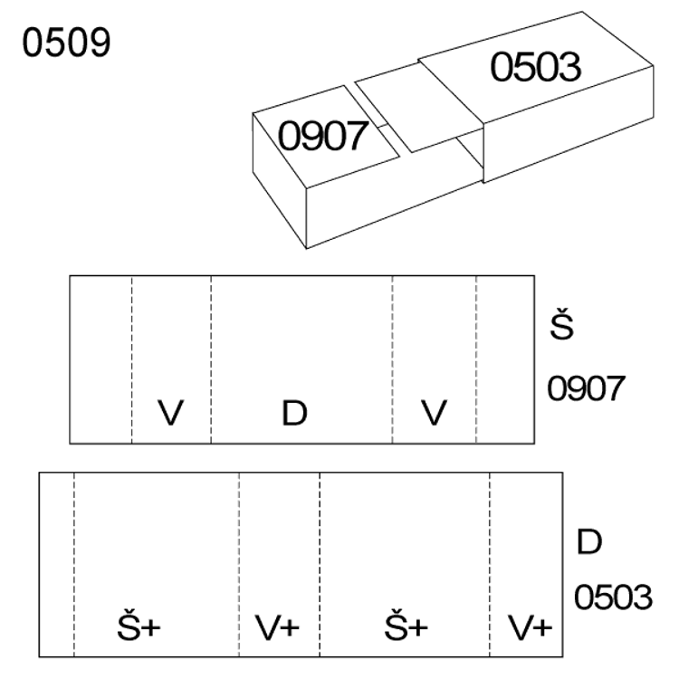 Obrázek z Zasouvací obal 0509 