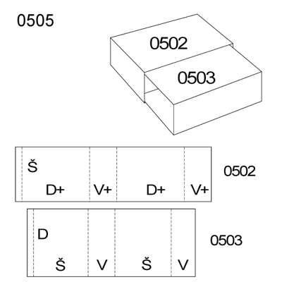 Obrázek Zasouvací obal 0505