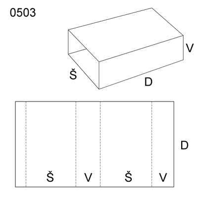 Obrázek Zasouvací obal 0503