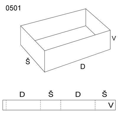 Obrázek Zasouvací obal 0501