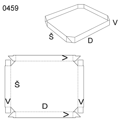 Obrázek Skládaný obal 0459