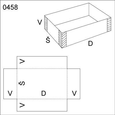 Obrázek Skládaný obal 0458