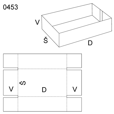 Obrázek Skládaný obal 0453