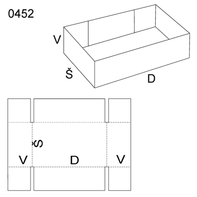 Obrázek Skládaný obal 0452