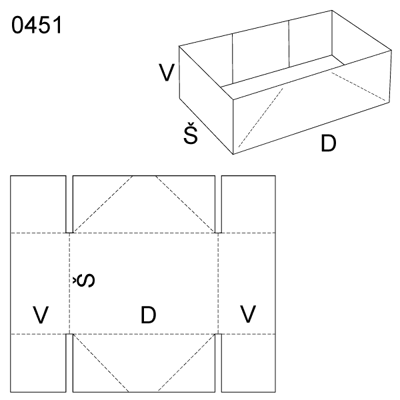 Obrázek Skládaný obal 0451