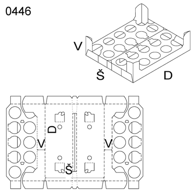 Obrázek Skládaný obal 0446