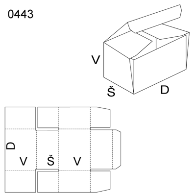 Obrázek Skládaný obal 0443