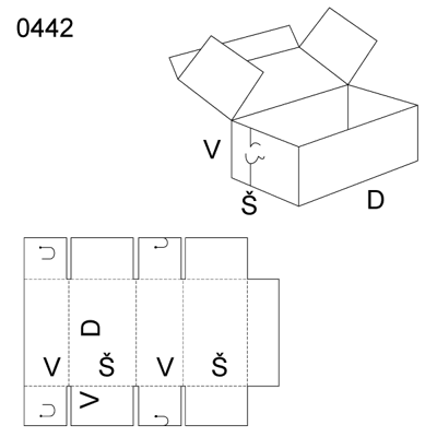 Obrázek Skládaný obal 0442