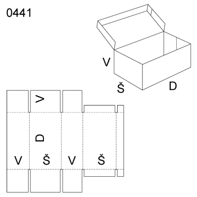 Obrázek Skládaný obal 0441