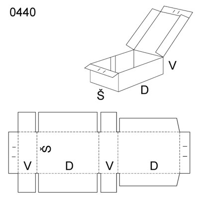 Obrázek Skládaný obal 0440