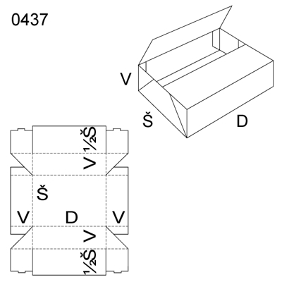 Obrázek Skládaný obal 0437