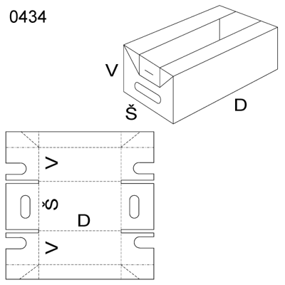 Obrázek Skládaný obal 0434
