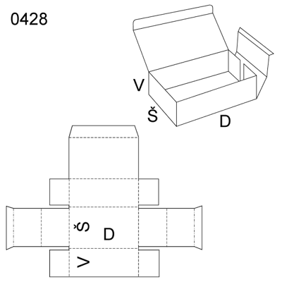Obrázek Skládaný obal 0428