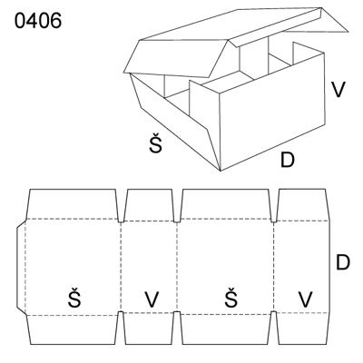 Obrázek Skládaný obal 0406