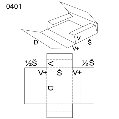 Obrázek Skládaný obal 0401