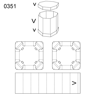 Obrázek Krabice s víkem 0351