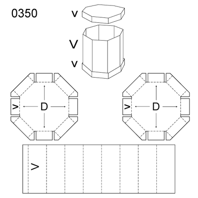 Obrázek Krabice s víkem 0350