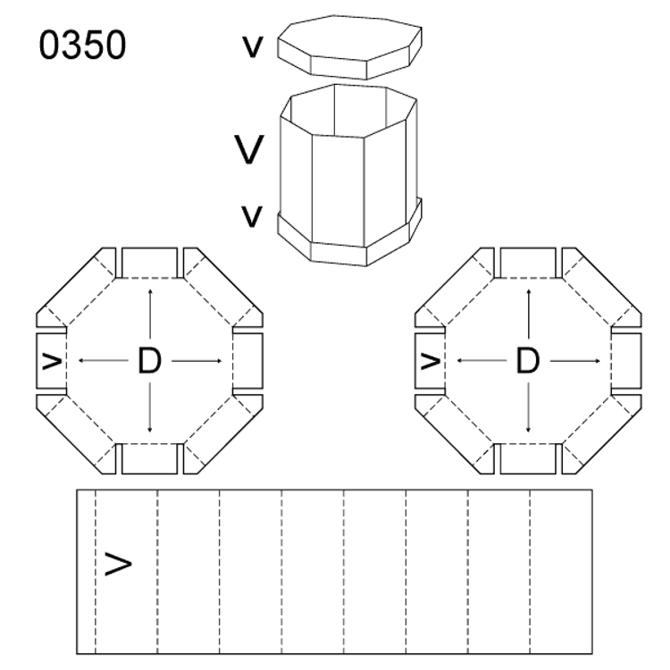 Obrázek z Krabice s víkem 0350 