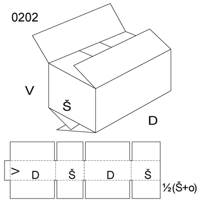 Obrázek Klopová krabice 0202