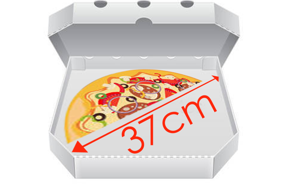 Obrázek pro kategorii Krabice na pizzu 37 cm